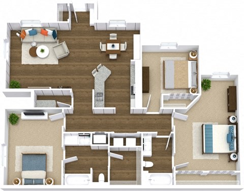 2415 Treasure Landing Pkwy 1-3 Beds Apartment for Rent - Photo Gallery 34